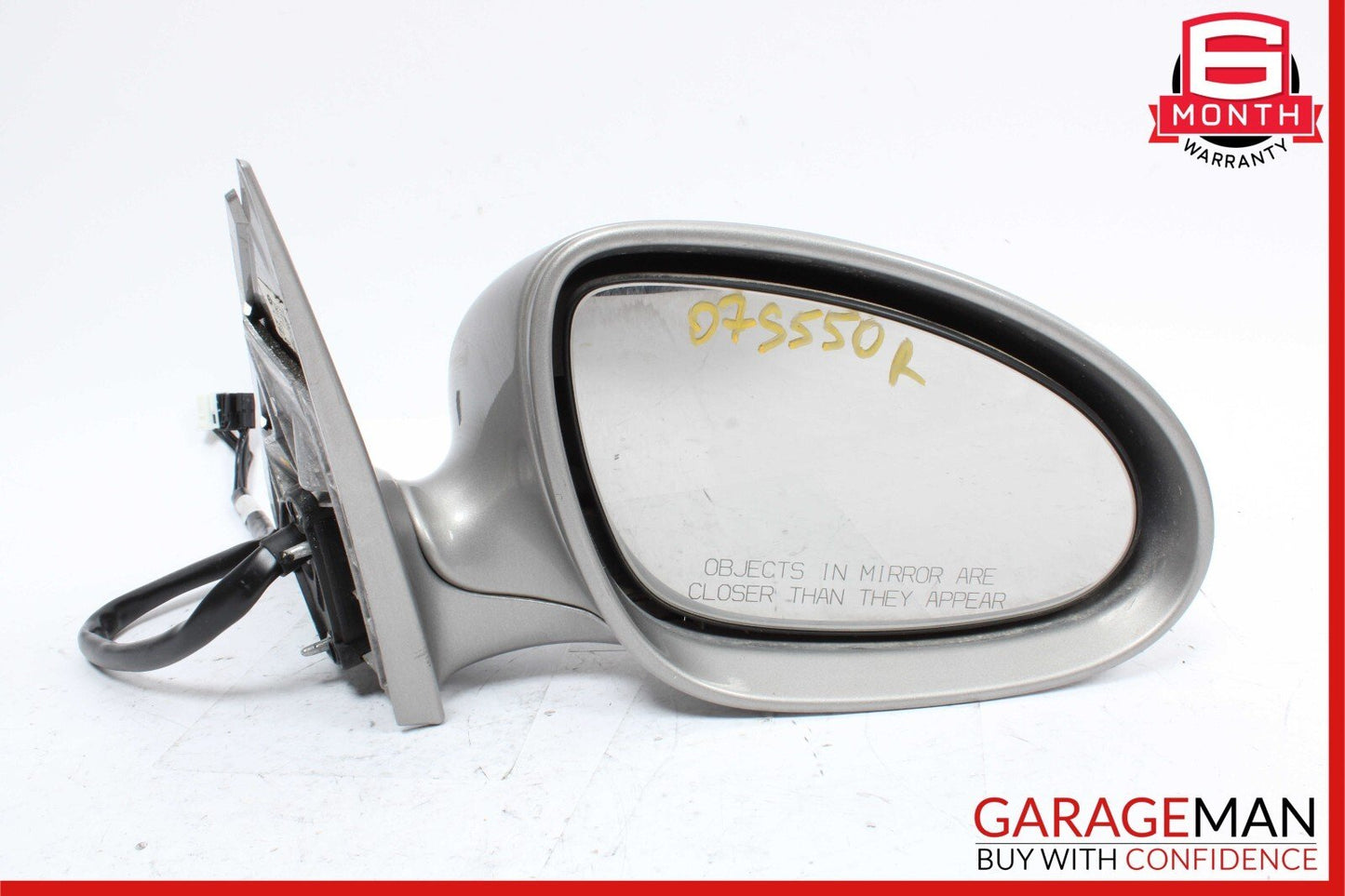 07-09 Mercedes W221 S550 S600 Front Right Side Mirror Door Rear View Silver OEM