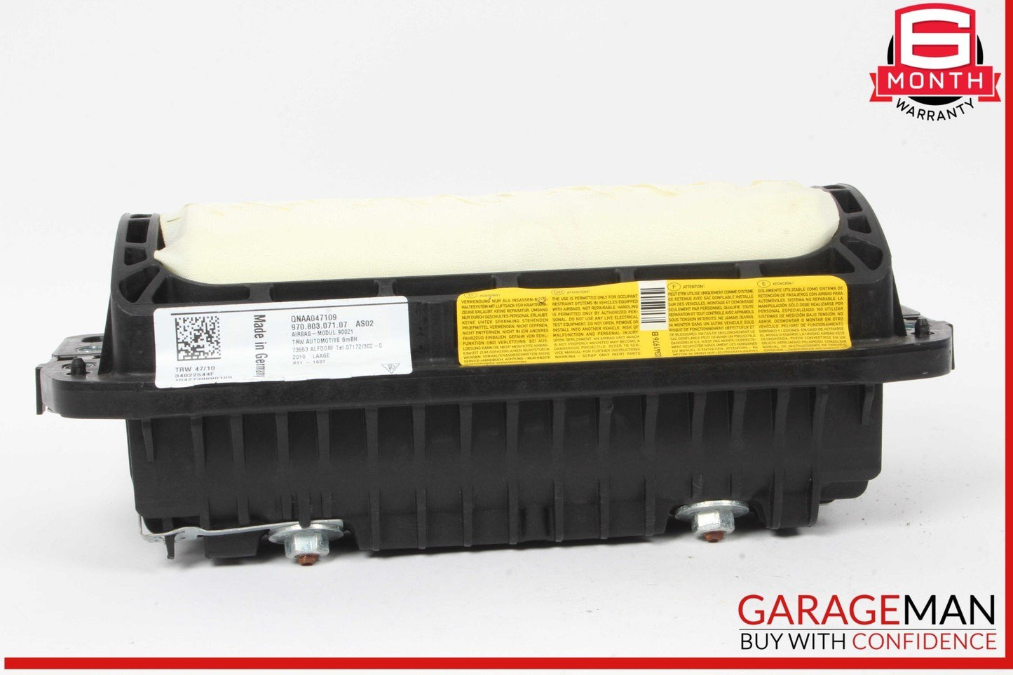 10-16 Porsche Panamera 970 Front Right Side Dash Dashboard Air Bag Airbag OEM