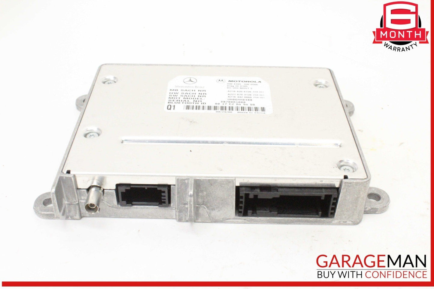 07-13 Mercedes W221 S550 CL550 Bluetooth Communication Controller Module OEM