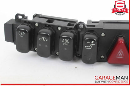 00-02 Mercedes W220 S55 AMG Center ESP Hazard Light Door Lock Switch Control