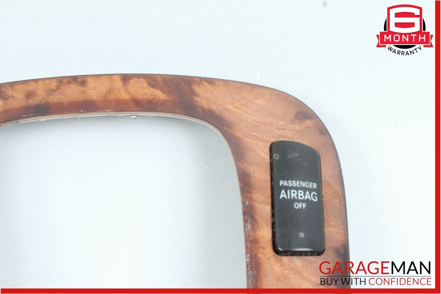 00-06 Mercedes W220 S430 S55 AMG Center Console Shift Shifter Trim Bezel Wood