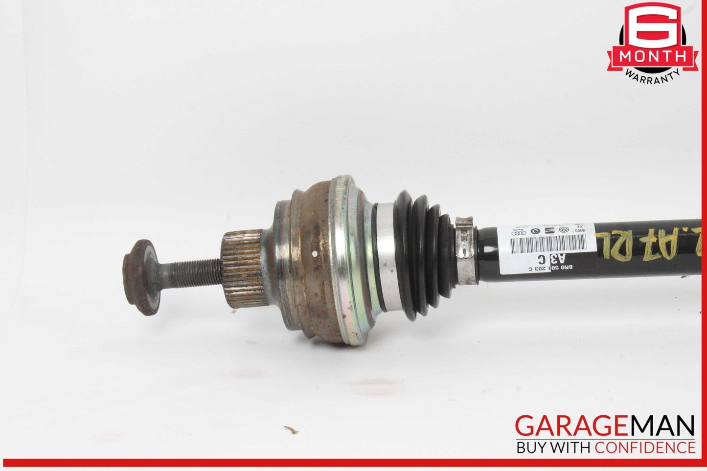 12-18 Audi A7 Rear Left or Rear Right Side CV Axle Shaft 8R0501203C OEM