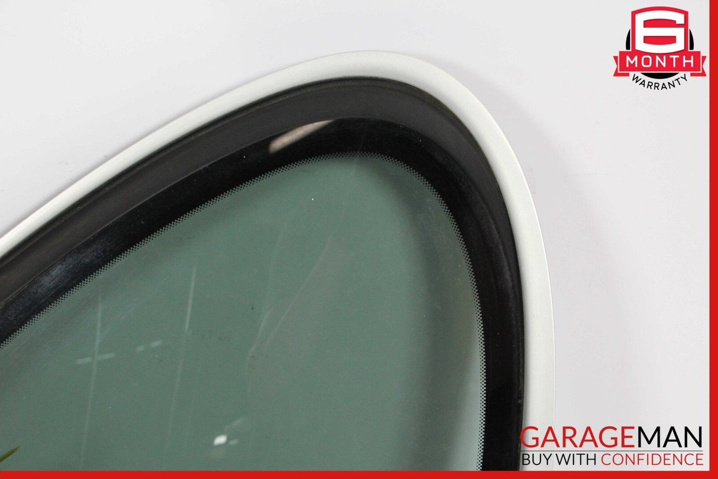 03-10 Porsche Cayenne 955 958 Rear Left Driver Door Quarter Window Glass Gray