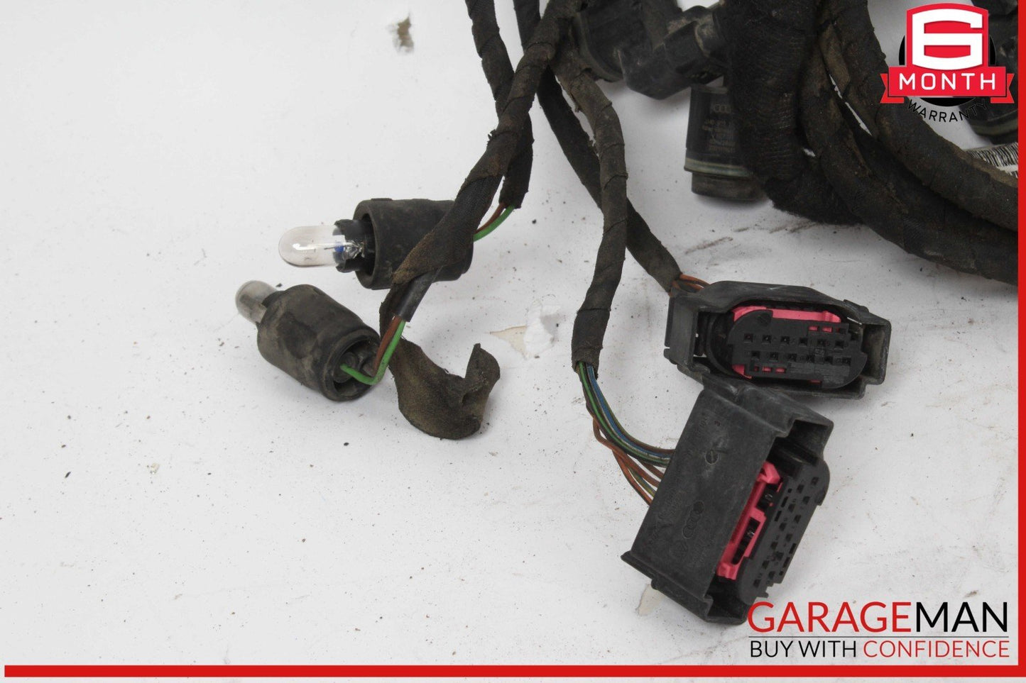 12-18 Audi A7 Rear Bumper Wiring Harness w/ Park Assist PDC Sensors 4G8971085F
