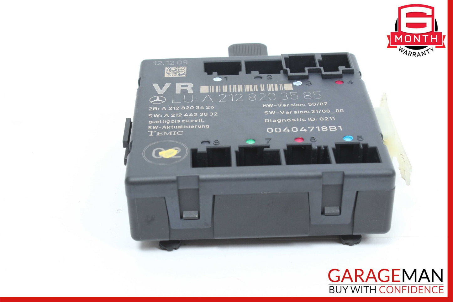 08-14 Mercedes W204 C300 Front Right Passenger Side Door Control Module OEM