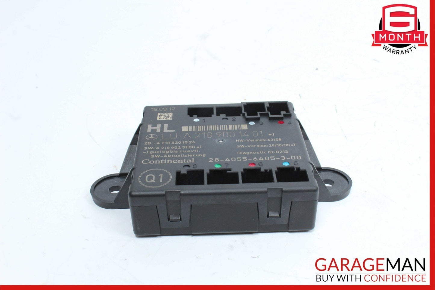 08-18 Mercedes W212 E350 4Matic Rear Left Side Door Control Module OEM