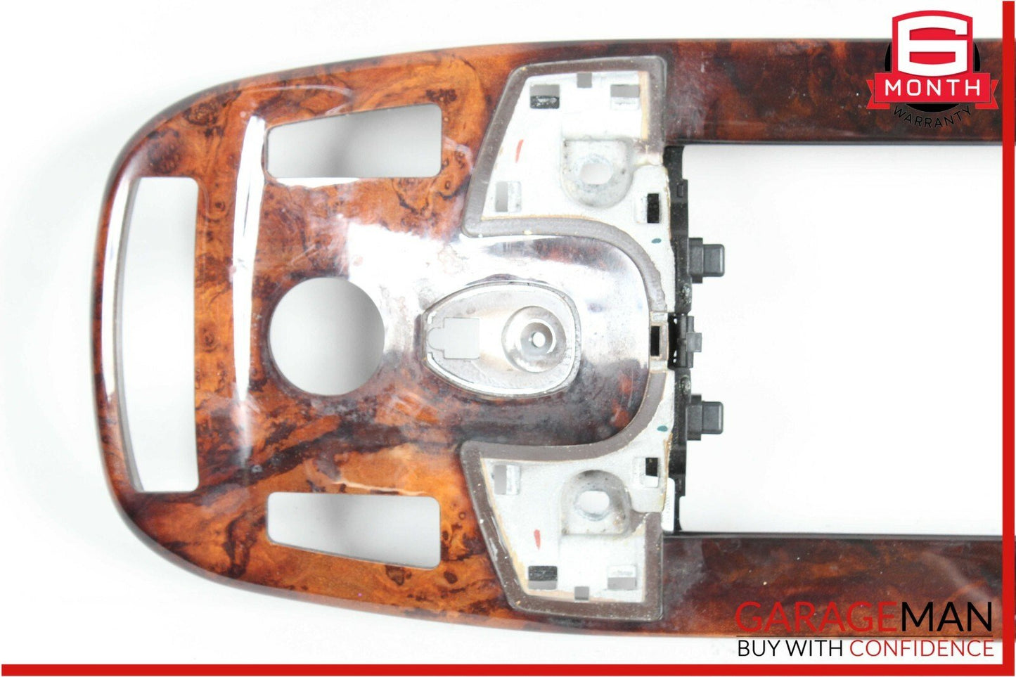 07-09 Mercedes W221 S550 S65 AMG Center Console Trim Bezel Wood 2216800064 OEM