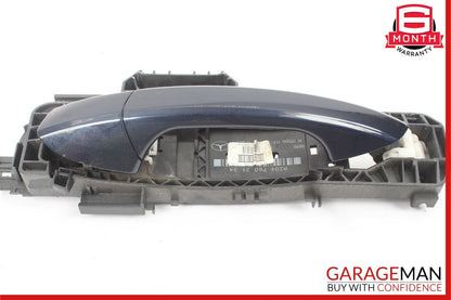 08-14 Mercedes W204 C300 Rear Left Driver Side Exterior Door Handle Blue OEM