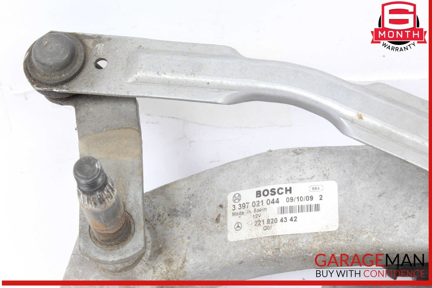 07-14 Mercedes W221 S400 Hybrid Front Left Side Windshield Wiper Motor Linkage
