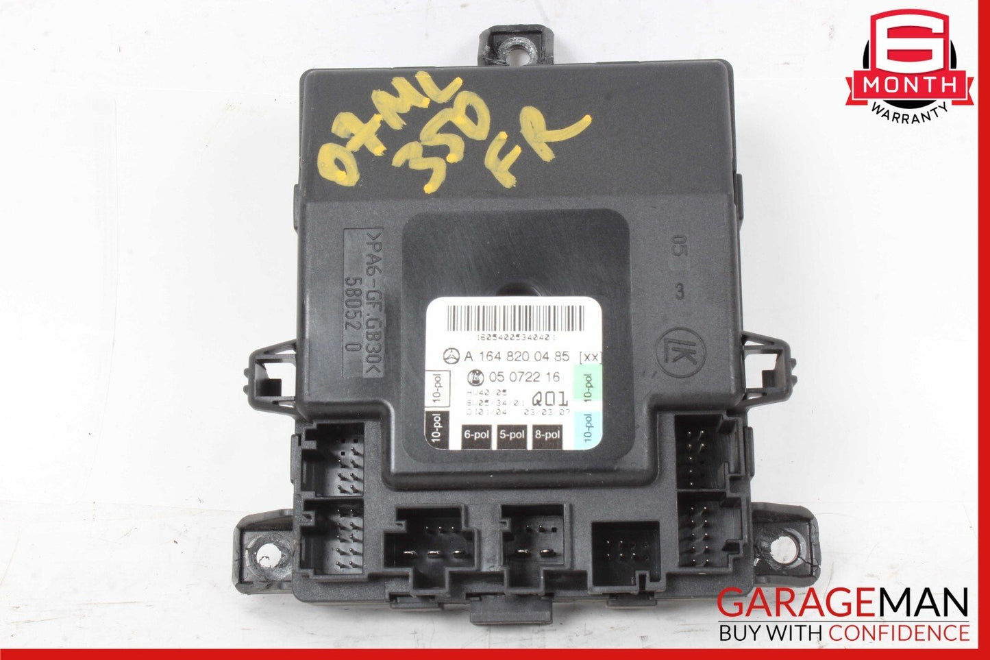 06-13 Mercedes W164 ML350 GL450 R350 Front Right Side Door Control Module OEM