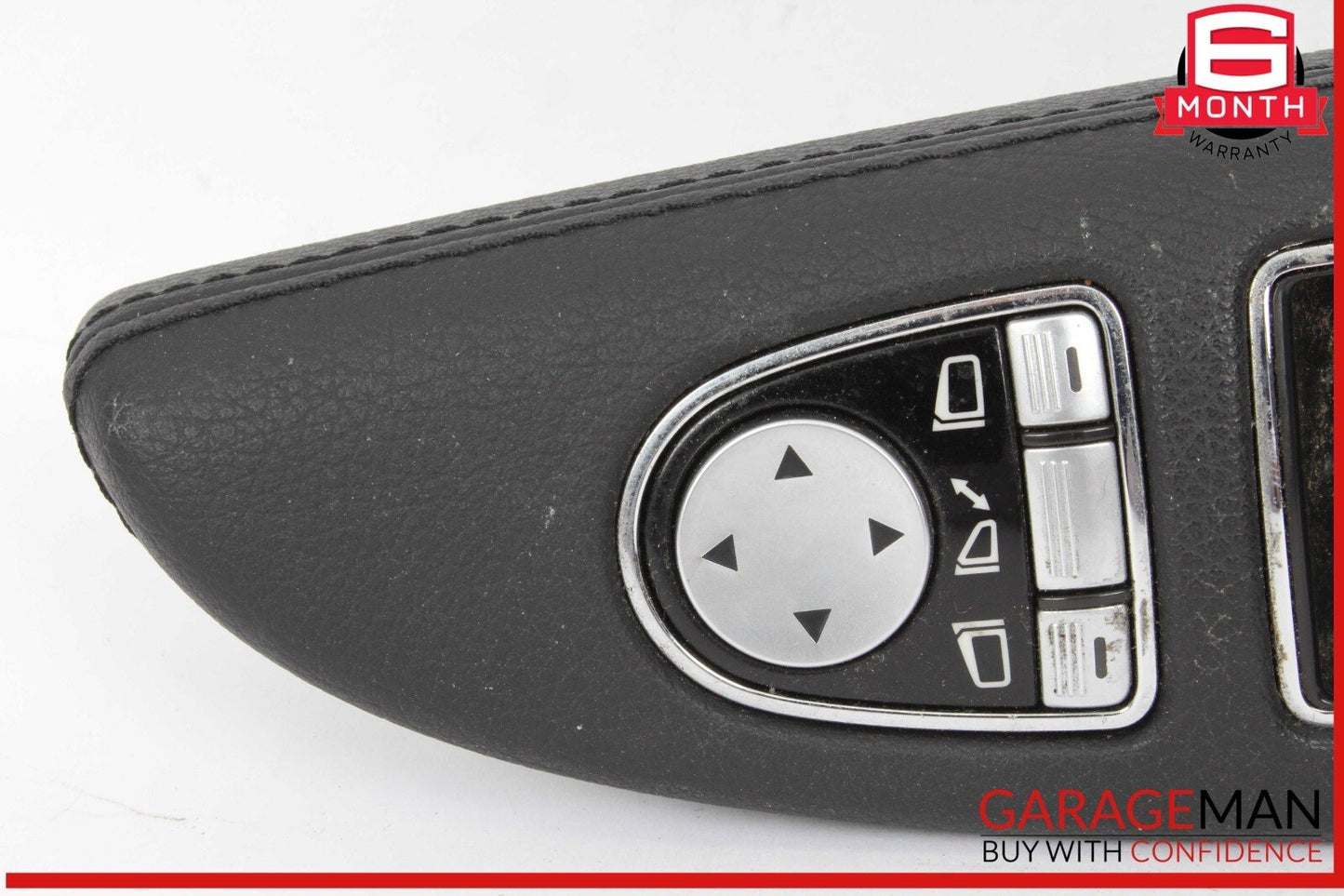 09-13 Mercedes W221 S550 S600 Front Left Side Window Control Switch Black OEM