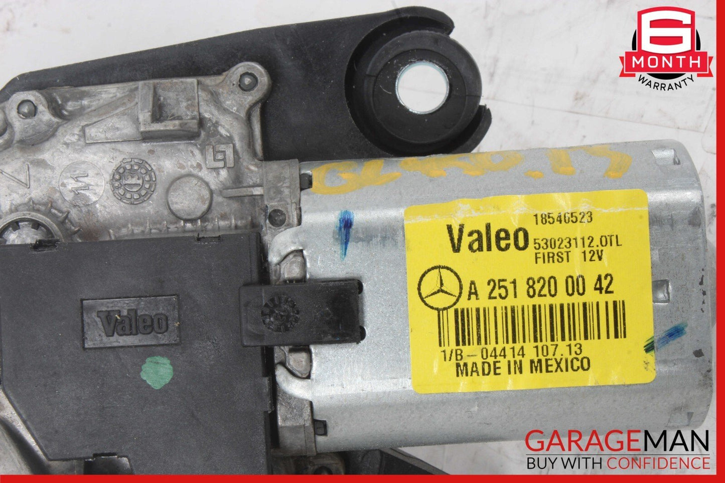 06-19 Mercedes X164 GL450 ML350 Rear Glass Windshield Wiper Motor 2518200042 OEM