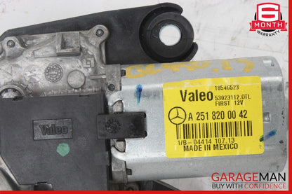 06-19 Mercedes X164 GL450 ML350 Rear Glass Windshield Wiper Motor 2518200042 OEM