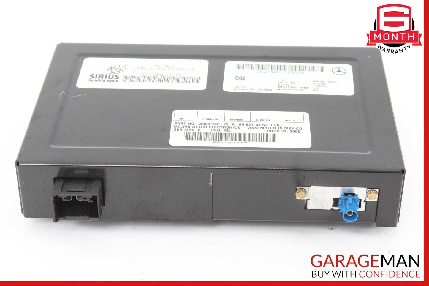 03-09 Mercedes SLK280 GL450 E550 E63 AMG Sirius Satellite Radio Receiver Module