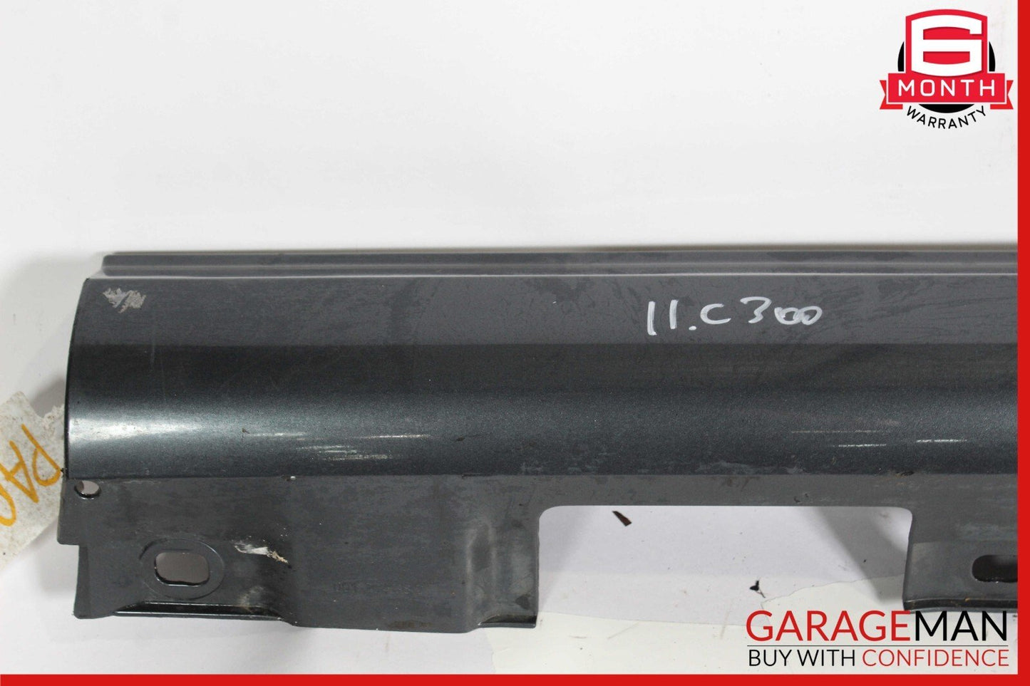 08-14 Mercedes W204 C250 AMG Sport Sedan Left Side Skirt Rocker Moulding Grey