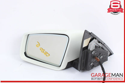 12-14 Mercedes W204 C250 Front Left Driver Side Door Rear View Mirror White OEM