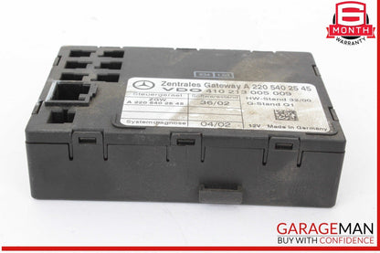 03-11 Mercedes W220 S55 AMG E550 Central Gateway Control Module OEM