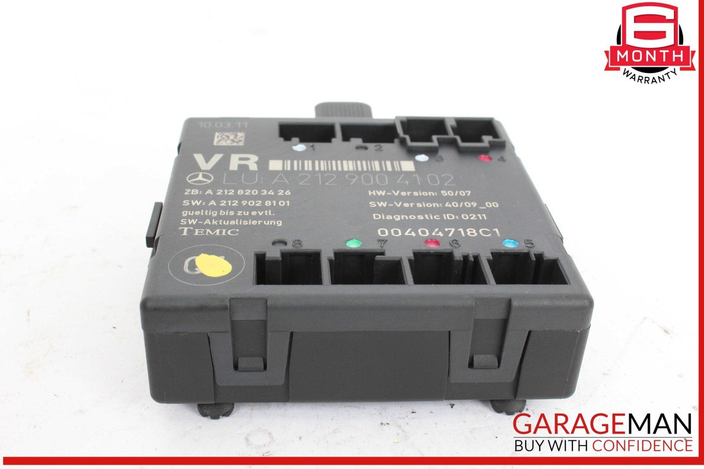 08-14 Mercedes W204 C300 Front Right Passenger Side Door Control Module Unit OEM