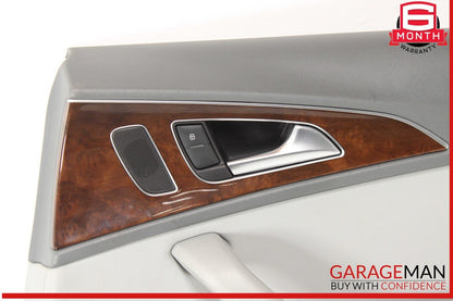 12-18 Audi A6 Rear Right Side Interior Door Trim Panel Cover Assembly OEM