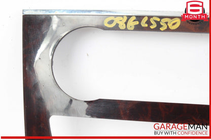 06-12 Mercedes X164 GL550 ML350 Center Console Control Trim Panel Wood Bezel