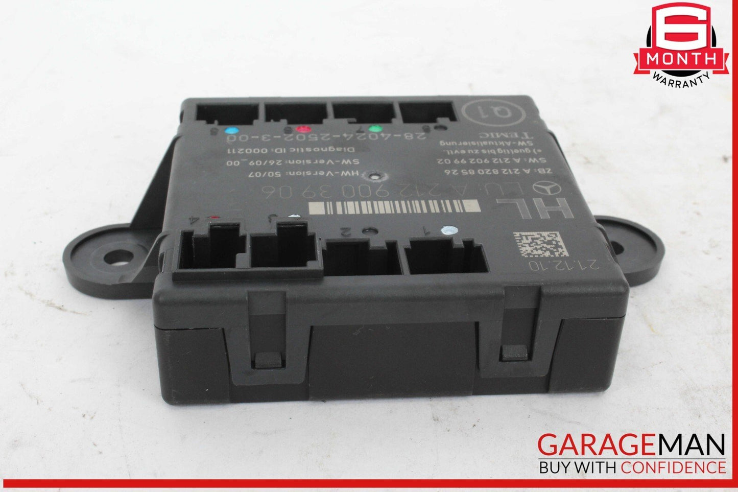 08-18 Mercedes W204 C300 Rear Left Driver Side Door Control Module OEM