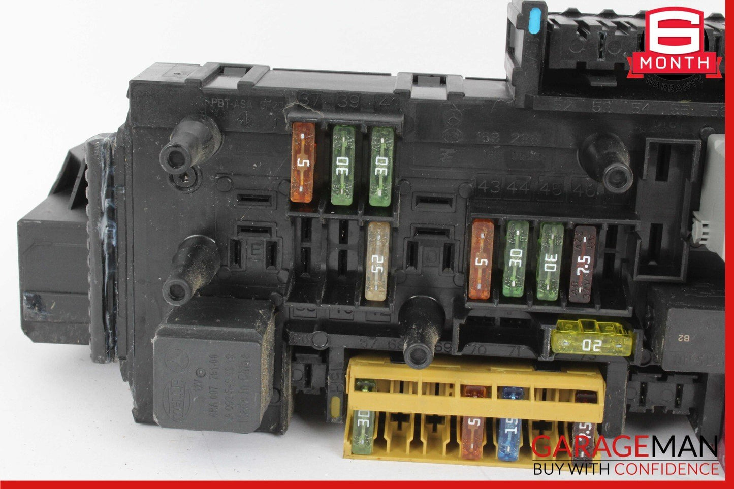 12-15 Mercedes W204 C350 C300 C250 Rear SAM Module Relay Fuse Box Assembly OEM