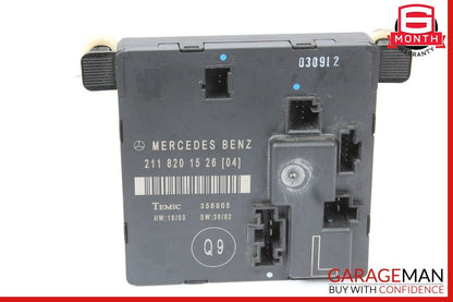 03-09 Mercedes W211 E320 E55 AMG Rear Left Driver Side Door Control Module Unit
