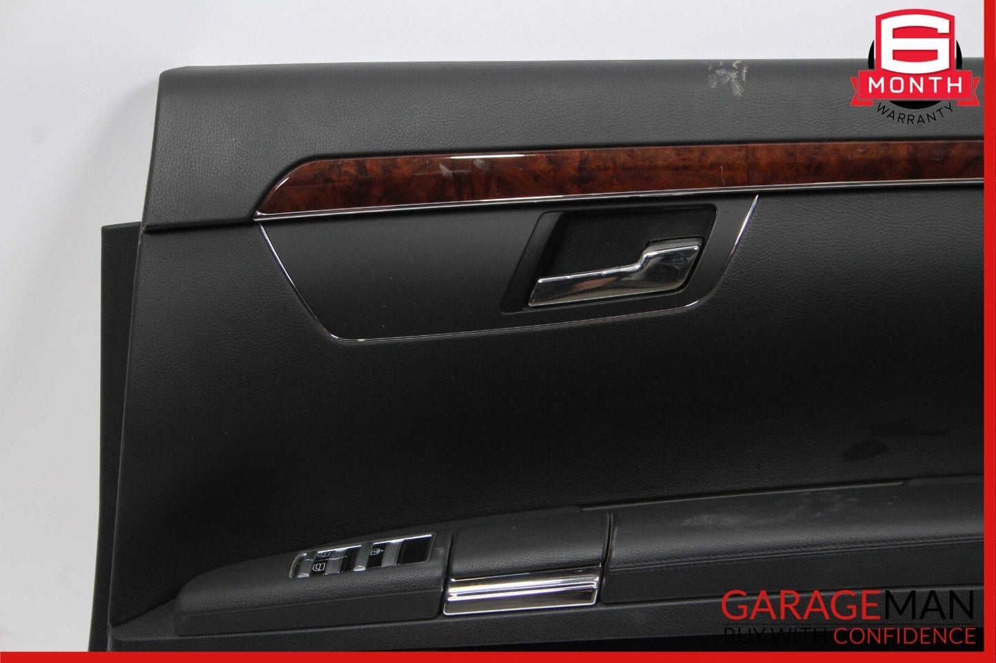 07-09 Mercedes W221 S550 Rear Right Passenger Interior Door Panel Black OEM