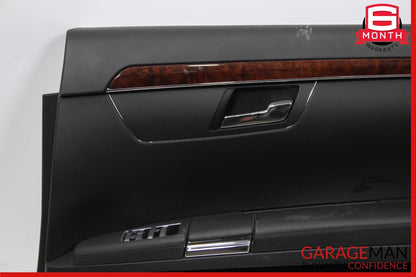07-09 Mercedes W221 S550 Rear Right Passenger Interior Door Panel Black OEM