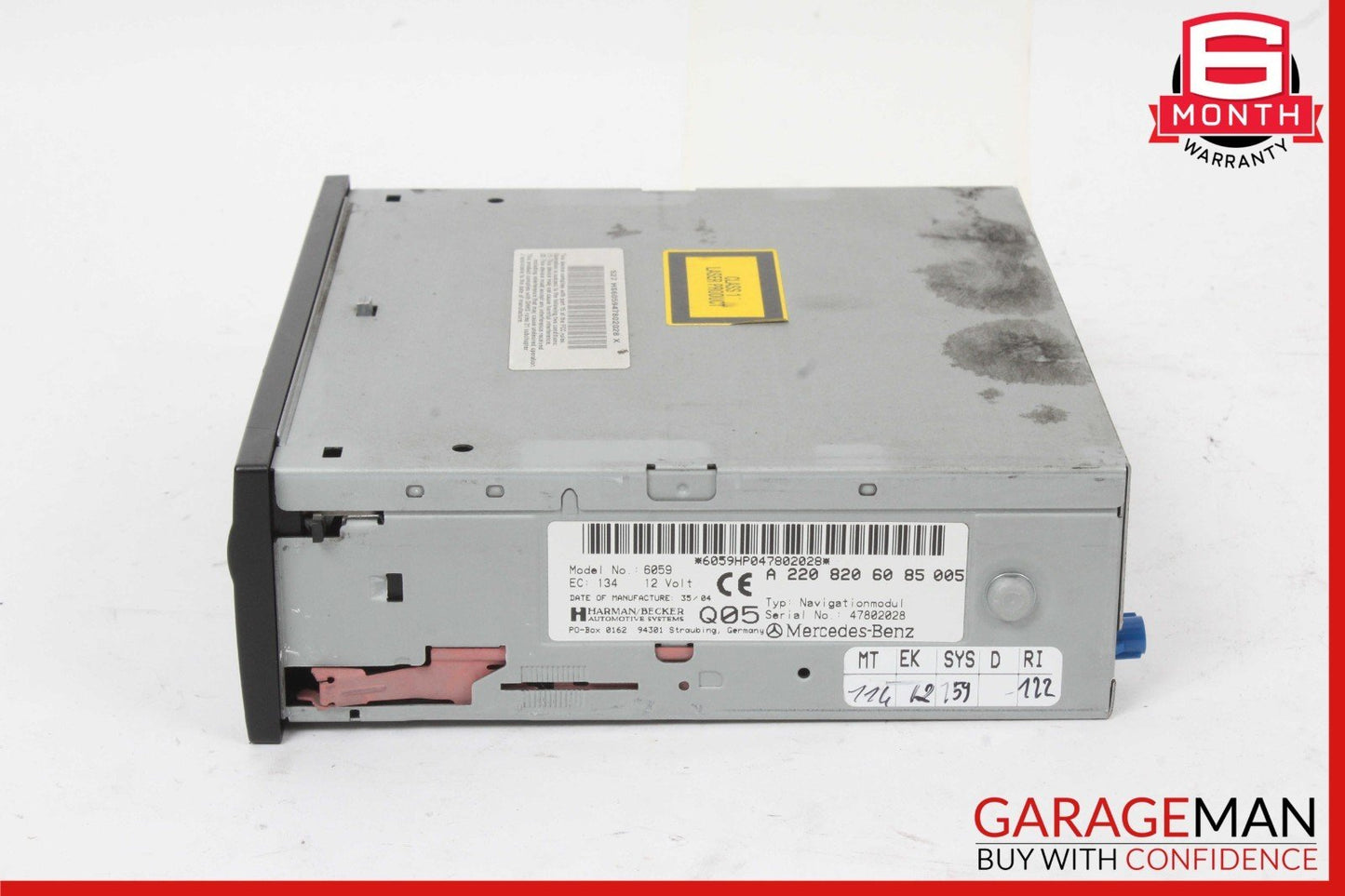 03-08 Mercedes W211 E500 SL500 S55 CL500 Car Navigation DVD CD Player GPS OEM
