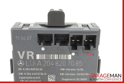 08-11 Mercedes W204 C250 C300 Front Right Passenger Side Door Control Module OEM