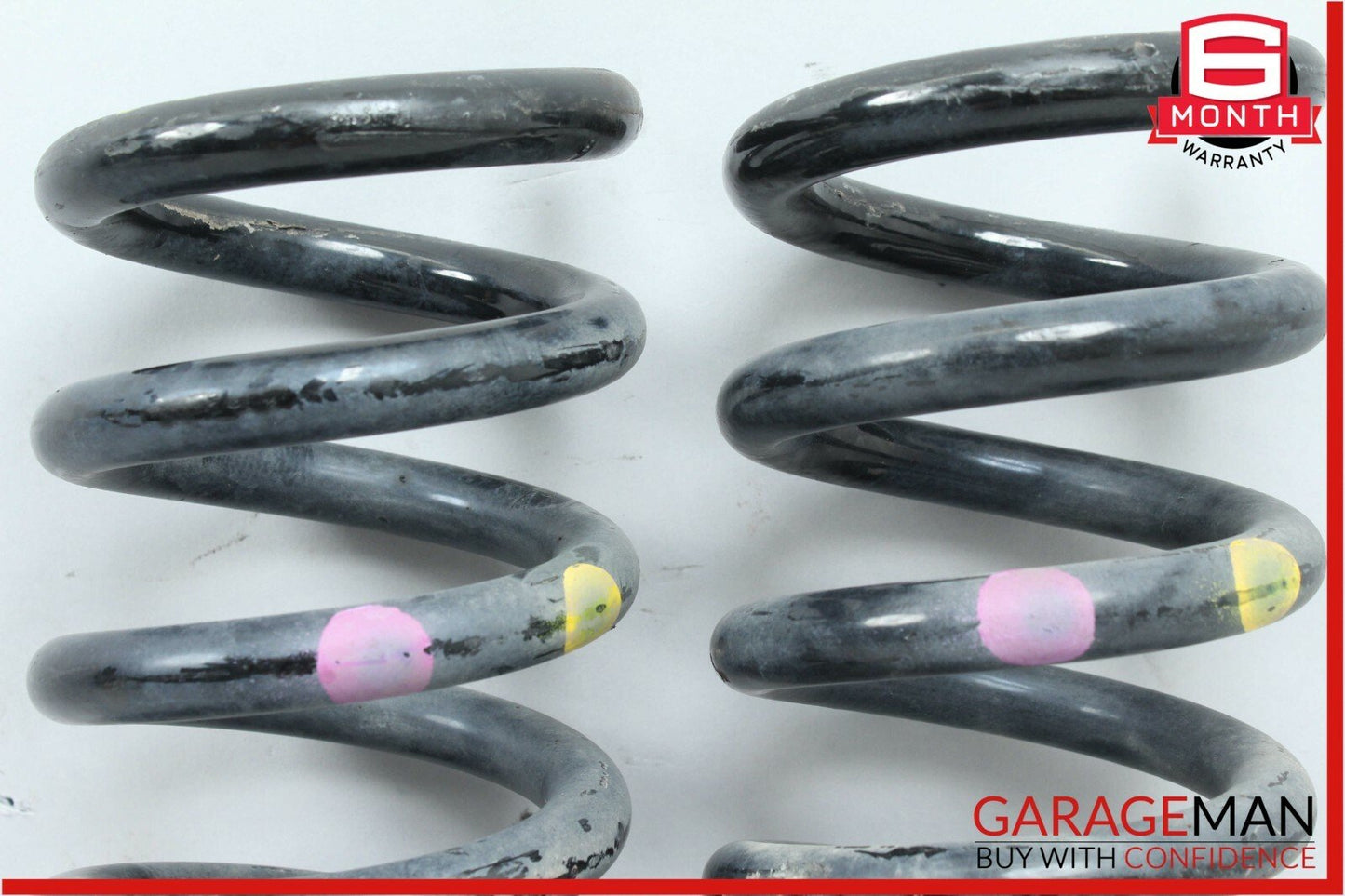 08-14 Mercedes W204 C250 Rear Right & Left Shock Absorber Coil Spring Set OEM
