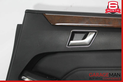 14-16 Mercedes W212 E500 E550 Rear Right Side Interior Door Panel Assy Black