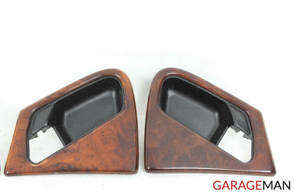 98-05 Mercedes W163 ML320 ML500 Complete Interior Door Handle Trim Set Wood OEM