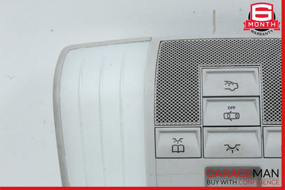 14-16 Mercedes W212 E500 E350 Front Overhead Dome Light Lamp Assembly Grey