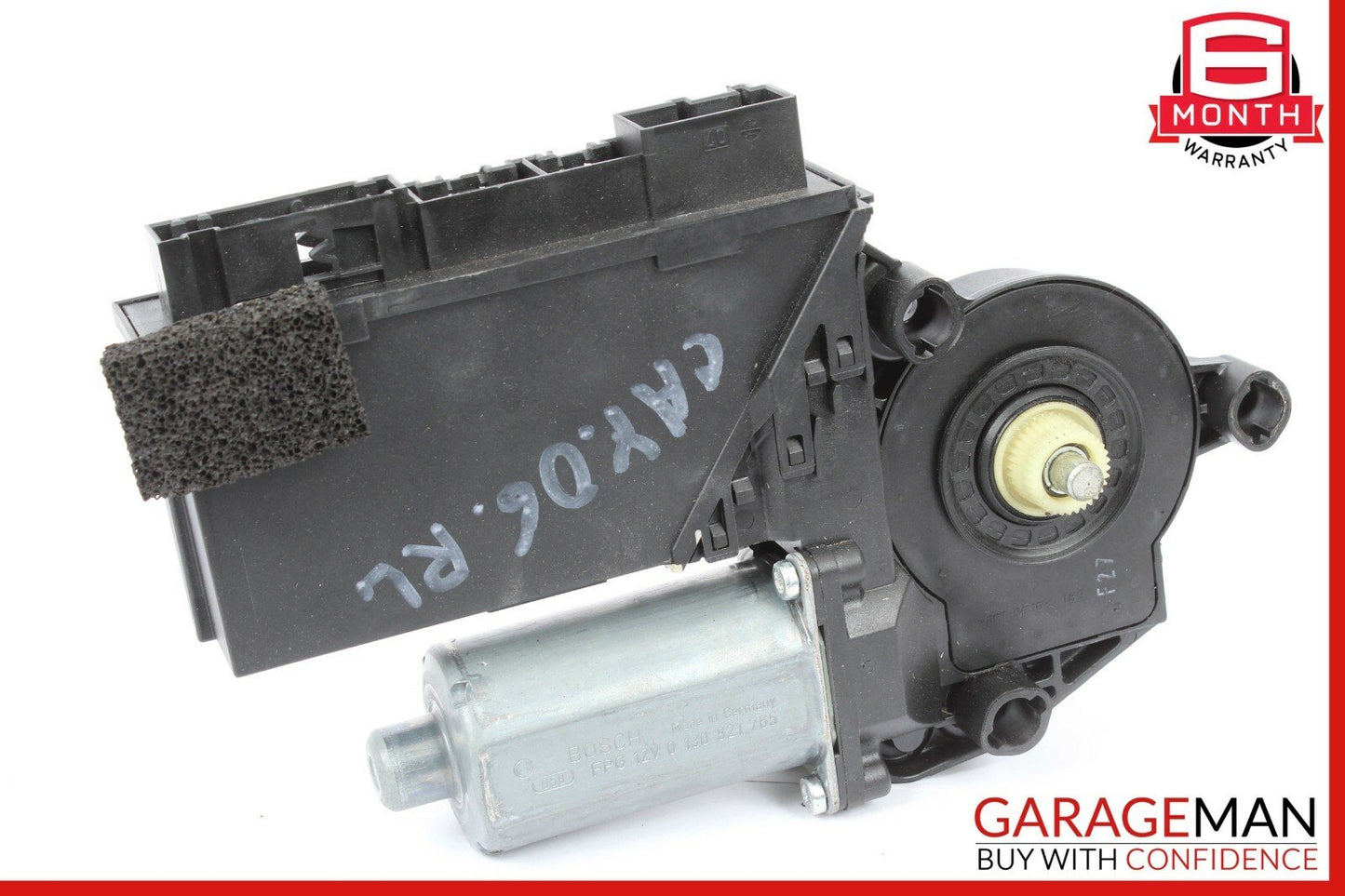 03-10 Porsche Cayenne 955 957 Rear Left Side Door Window Regulator Motor OEM