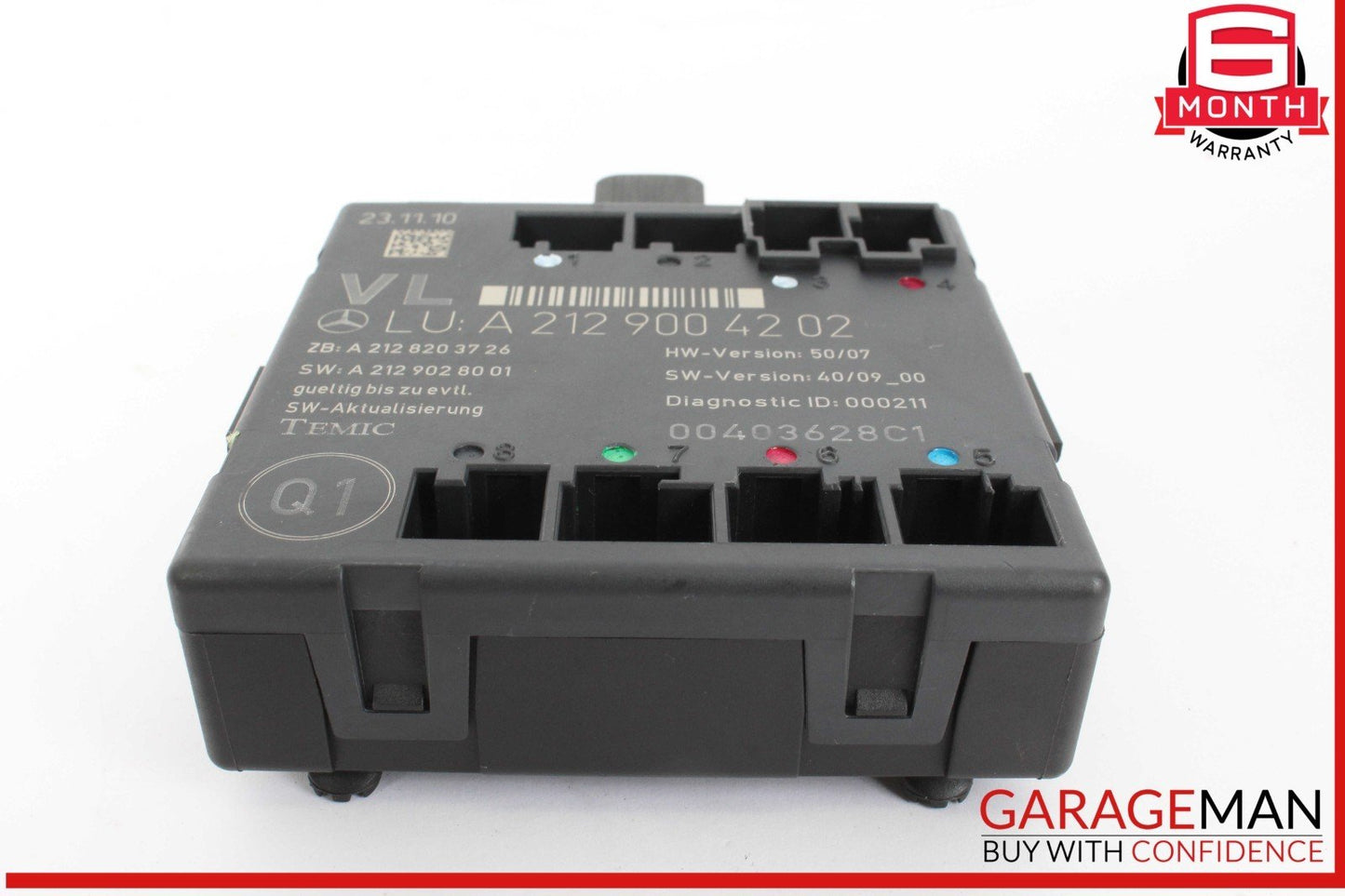 08-18 Mercedes W212 E350 Bluetec Front Left Side Door Control Module Unit OEM