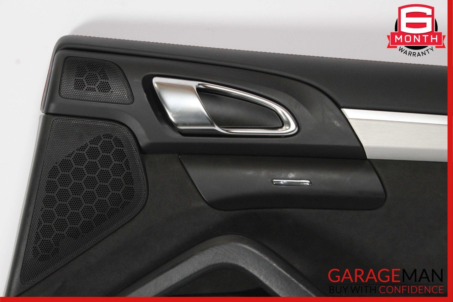 11-17 Porsche Cayenne 958 Rear Right Side Interior Door Panel Trim Cover Black