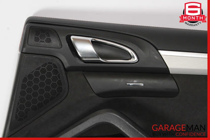 11-17 Porsche Cayenne 958 Rear Right Side Interior Door Panel Trim Cover Black