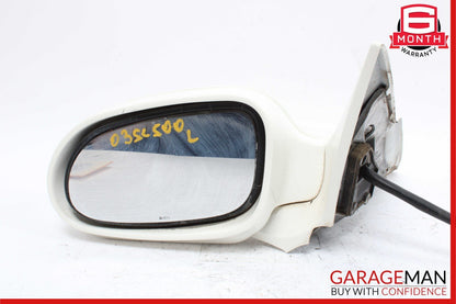 2003 Mercedes R230 SL500 SL55 AMG Front Left Side Rear View Door Mirror White