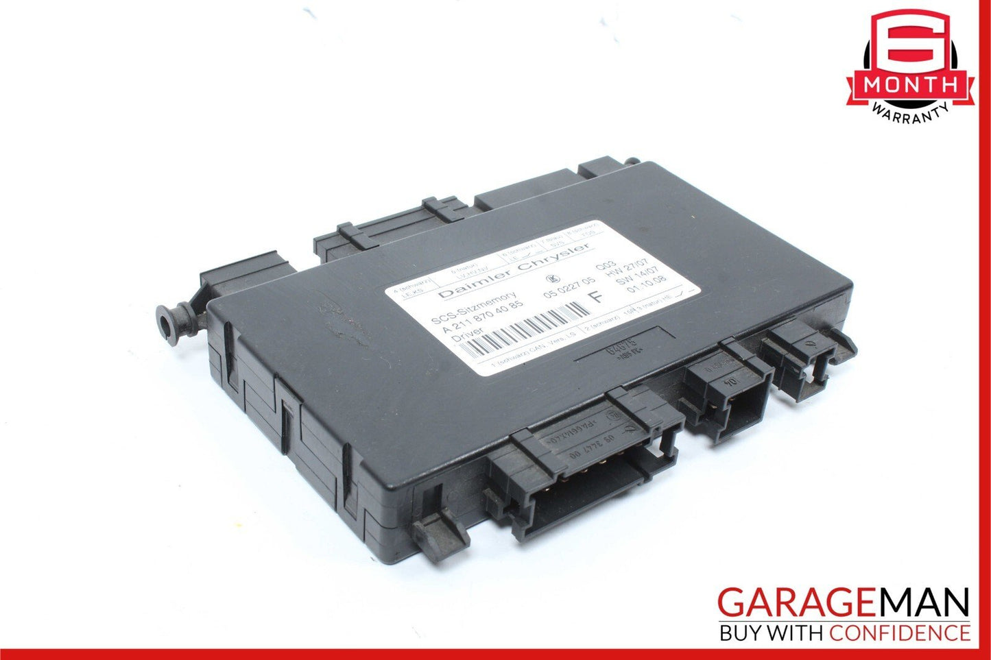 03-12 Mercedes GL450 CLS550 ML500 E63 AMG Front Left Side Seat Control Module