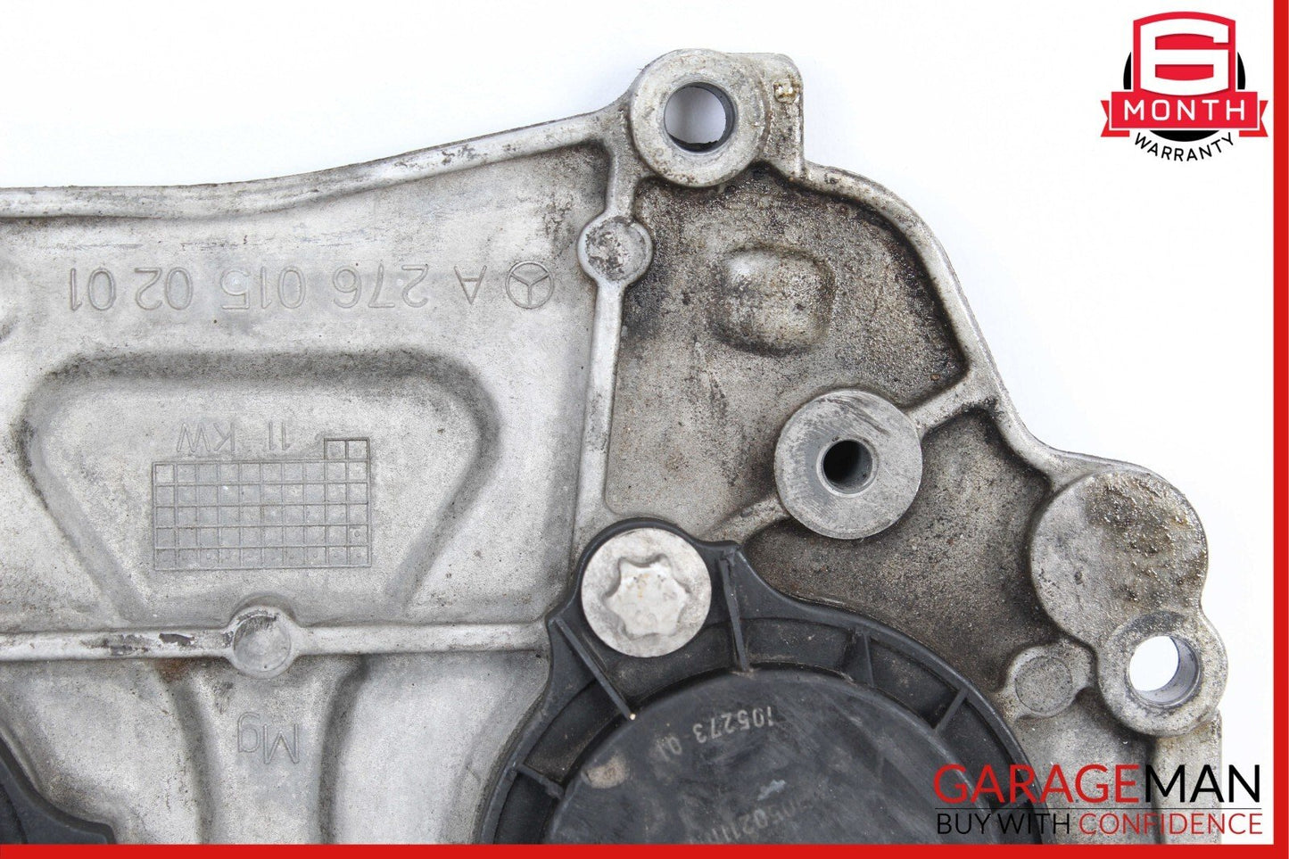 12-18 Mercedes R172 SLK350 Front Left or Right Engine Timing Chain Cover Plate