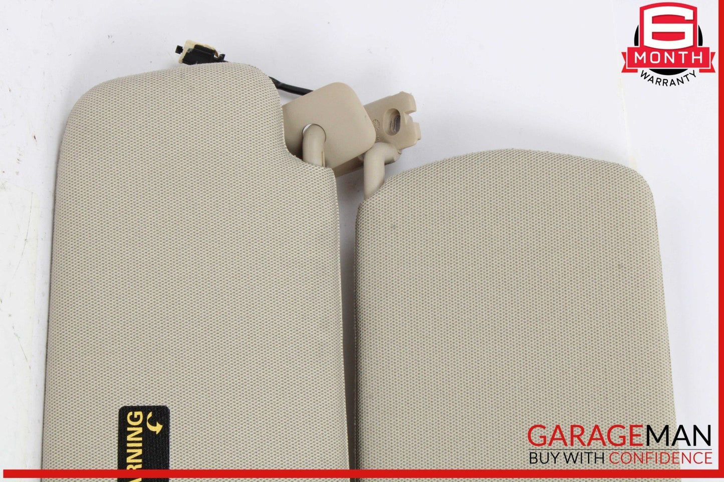 07-15 Audi Q7 Front Right Passenger Side Sunvisor Sun Visor 4L0857552D OEM