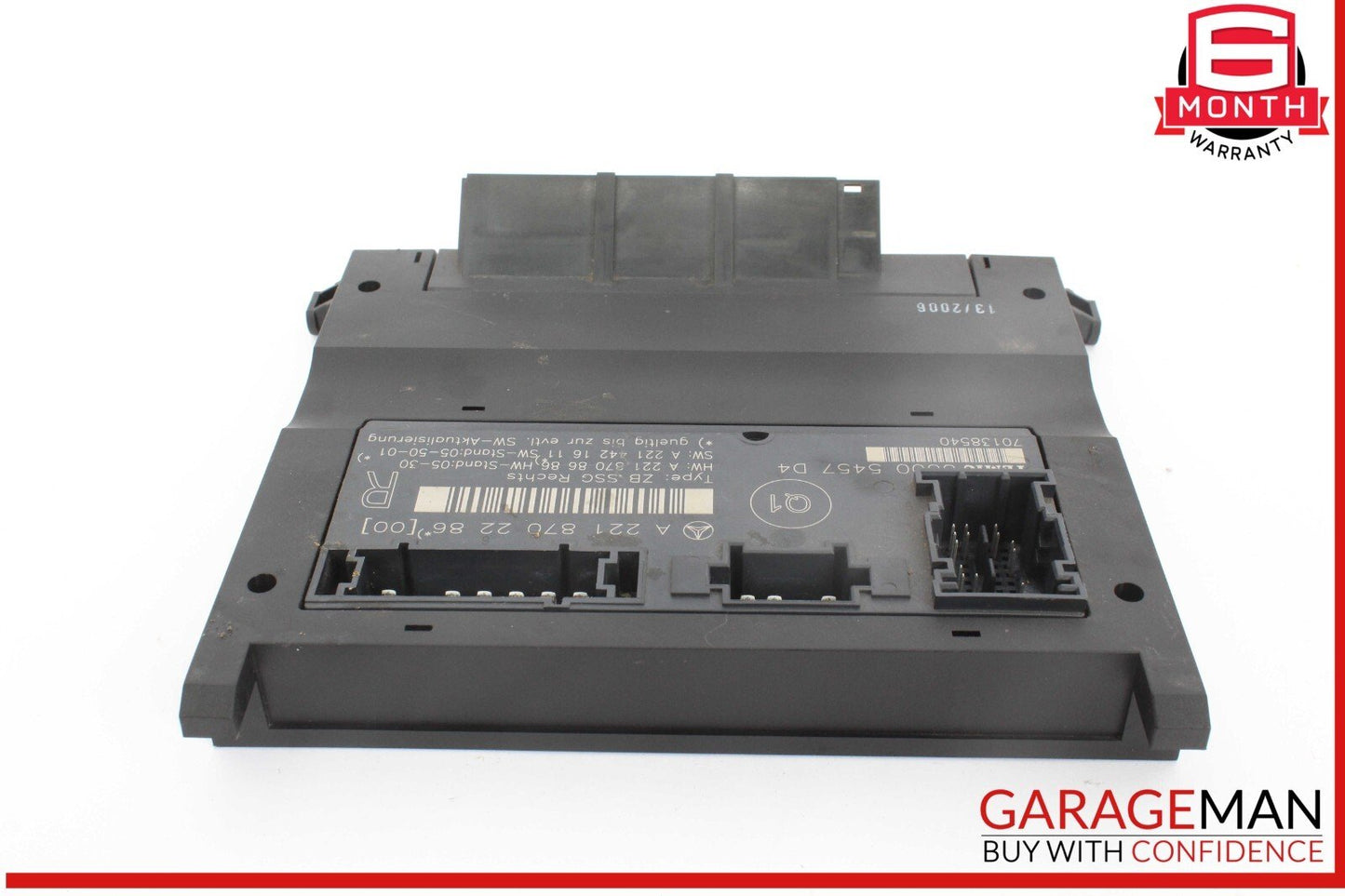 07-13 Mercedes W221 S550 Front Right Side Under Seat Control Module Unit OEM