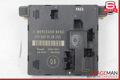 06-11 Mercedes W219 CLS55 CLS550 Rear Left Door Control Module 2198200226 OEM