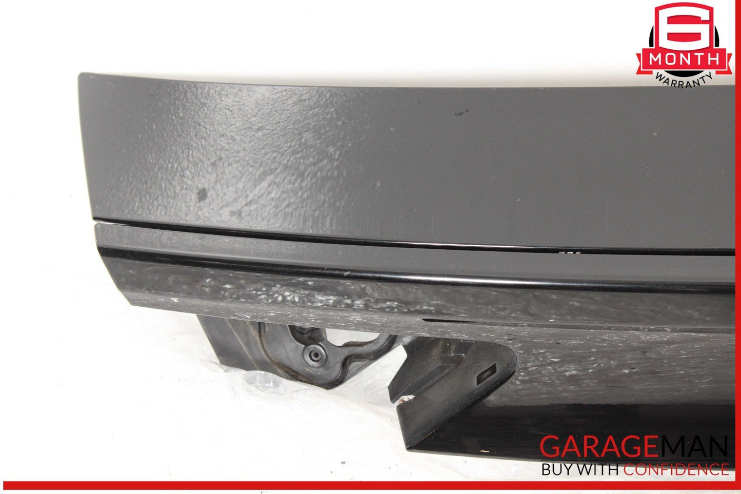 12-18 Audi A7 Rear Trunk Lid Tailgate Spoiler Panel Spoiler Mount Black OEM