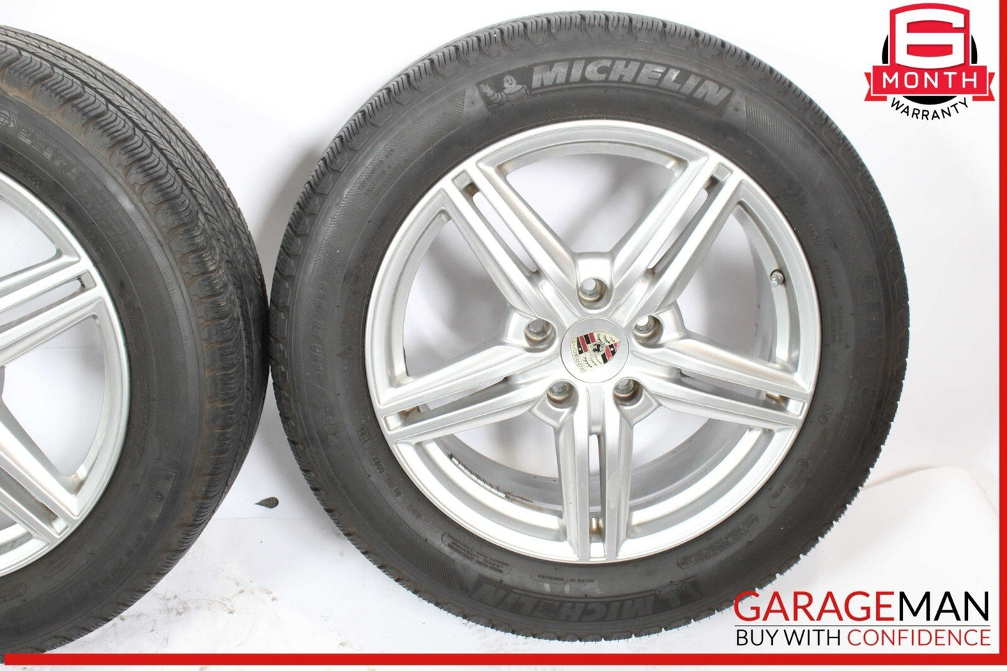 11-18 Porsche Cayenne 958 8.5x19 19" Complete Wheel Tire Rim Set of 4 Pc OEM