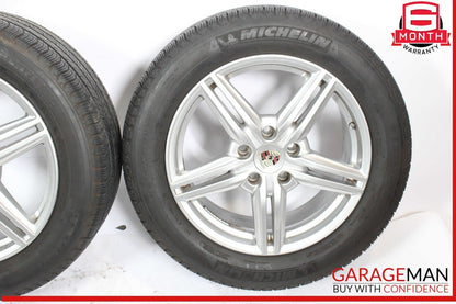 11-18 Porsche Cayenne 958 8.5x19 19" Complete Wheel Tire Rim Set of 4 Pc OEM