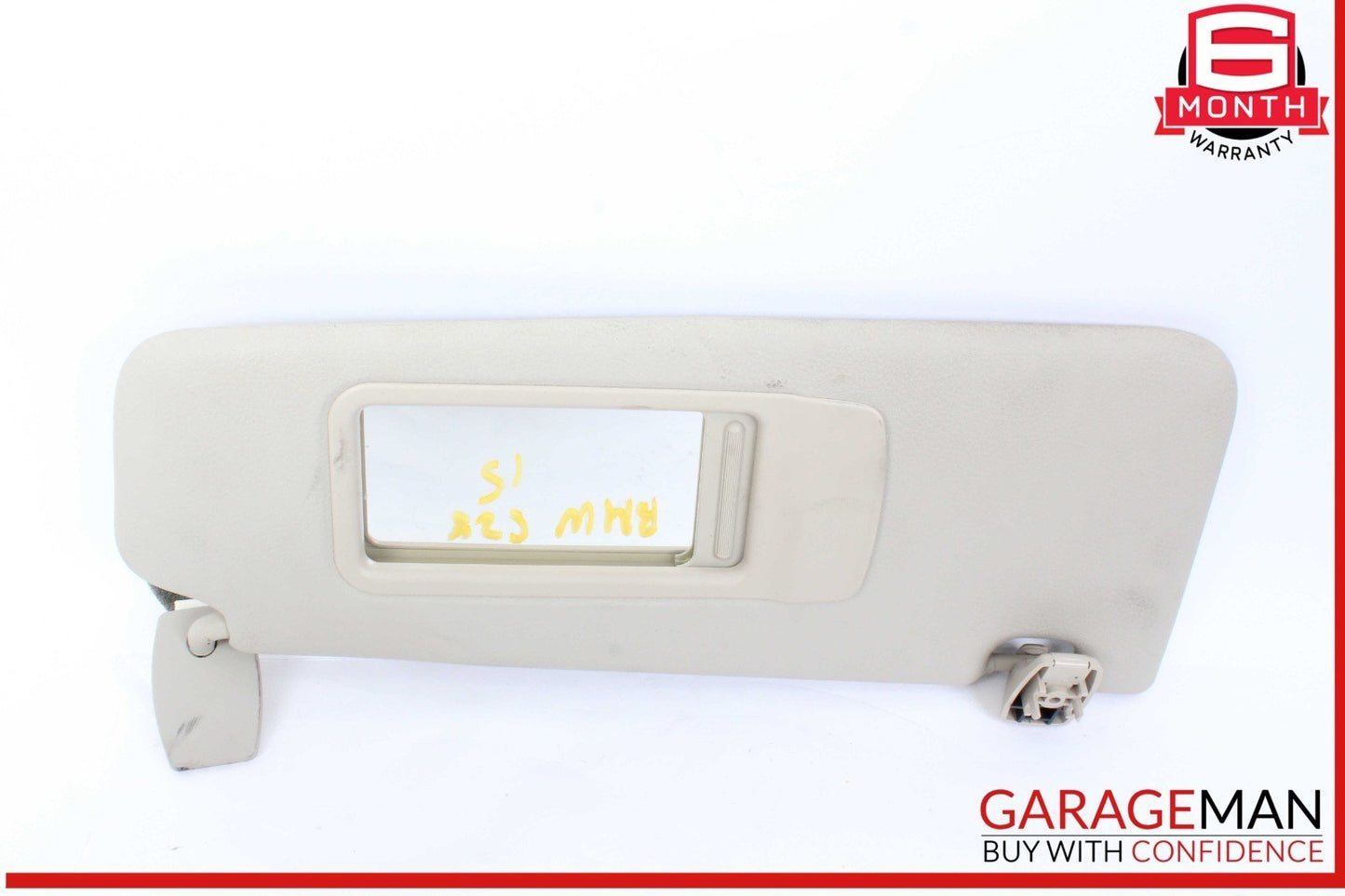 11-16 BMW 528i 535i 550i F10 Front Right Passenger Side Sunvisor Sun Visor OEM