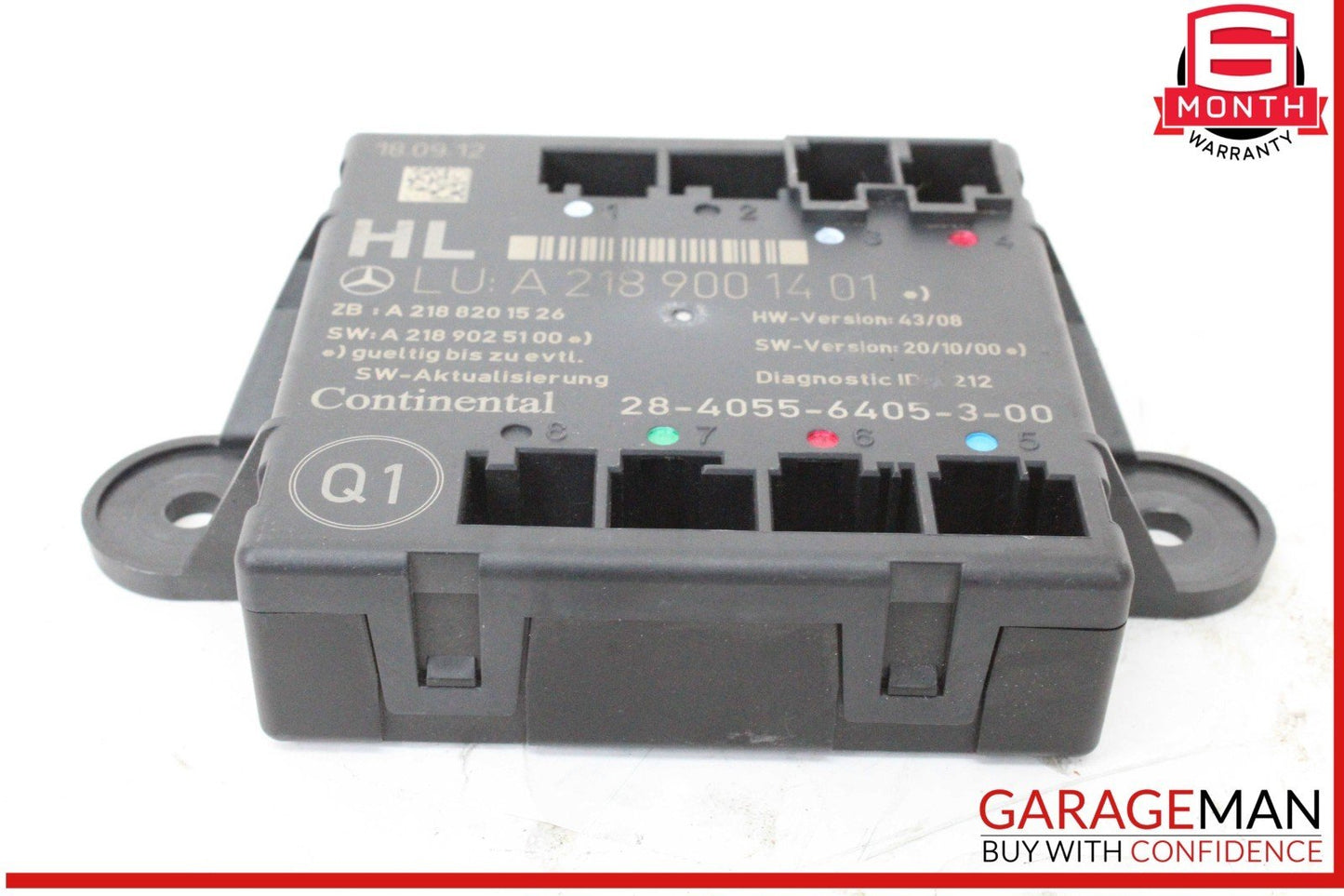 08-18 Mercedes W204 C250 CGI Rear Left Driver Side Door Control Module Unit OEM